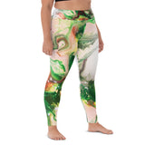 Green Goo Yoga Leggings