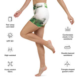 Green Goo Yoga Shorts