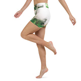 Green Goo Yoga Shorts