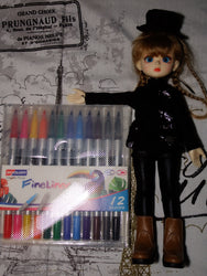ColorIt 96 Gel Pens - 2 Travel Case Gel Pen Sets with 72 Glitter, 12  Metallic, 12 Neon