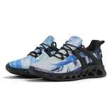 Metal Blue Wave SF_S56 New Elastic Sport Sneakers