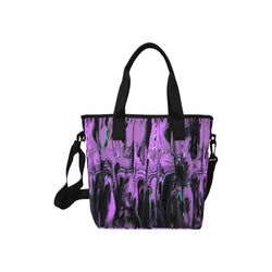 Purple Haze Insulated Tote Bag with Shoulder Strap (1724)