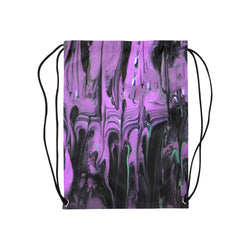 Purple Haze Drawstring Bags (Model 1604) (Medium)
