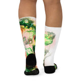 Green Goo Basketball socks