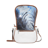 Metalic Blue Wave Saddle Bag (Model 1649) (Small)