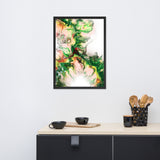 Green Goo Framed matte paper poster