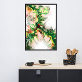 Green Goo Framed matte paper poster