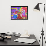 Duel Abstraction Vs Reality Framed poster