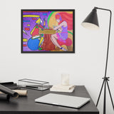 Duel Abstraction Vs Reality Framed poster