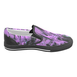 Purple Haze Men's Slip-on Canvas Shoes (Model 019)