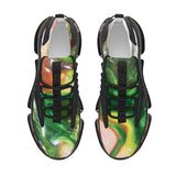 Green Goo SF_S36 Air Max React Sneakers - Black