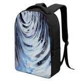 Metal Blue Wave D37 Laptop Backpack