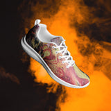 Lava pouring paint Men’s athletic shoes by Artsy Sister