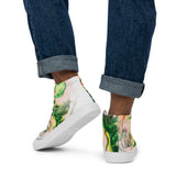 Green Goo Men’s high top canvas shoes