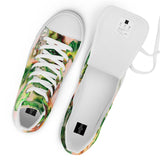 Green Goo Men’s high top canvas shoes