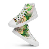 Green Goo Men’s high top canvas shoes