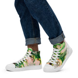 Green Goo Men’s high top canvas shoes