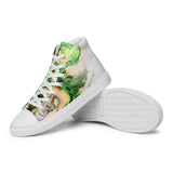 Green Goo Men’s high top canvas shoes