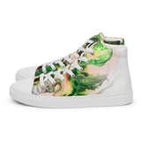 Green Goo Men’s high top canvas shoes