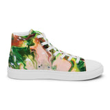 Green Goo Men’s high top canvas shoes