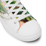 Green Goo Men’s high top canvas shoes