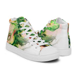 Green Goo Men’s high top canvas shoes