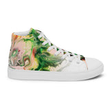 Green Goo Men’s high top canvas shoes