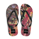 walking on lava Flip-Flops