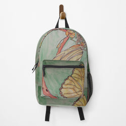 Backpack - Artsy Sister Julian #Heliconian #Butterflies watercolor painting cute