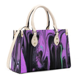 Purple Haze SF_B3 Luxury Women PU Tote Bag - White