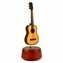 Amazing 18 Note Miniature Acoustic Guitar with Rotating Musical Base - Over 400 Song Choices - Music Box Dancer