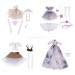 B Blesiya Lot of Items Fashion Casual Wear Clothes Dress Stockings Hairband Set for 1/4 BJD Doll Birthday