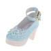 CUTICATE 1/3 BJD Doll Plastic High Heel Shoes for 60cm Night Lolita Dolls Party Accs - Blue, as described