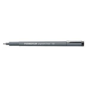 Staedtler 30810 1.0mm Pigment Liner44; Black & Gray