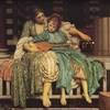 Framed Wall Art Print The Music Lesson by Lord Frederic Leighton 17.62 x 17.62