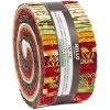 Holiday Flourish~Holiday-40, 2.5" x 44" Cotton Strips Jelly Roll by Robert Kaufman