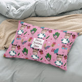 Double Side Printing Rectangular Pillow Cover