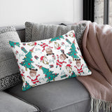 Double Side Printing Rectangular Pillow Cover