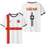 Mens All Over Print Short Sleeve T-Shirt-England