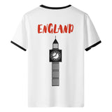 Mens All Over Print Short Sleeve T-Shirt-England