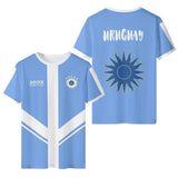 Mens All Over Print Short Sleeve T-Shirt-Uruguay