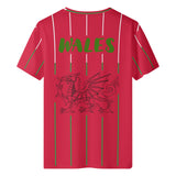 Mens All Over Print Short Sleeve T-Shirt-Wales