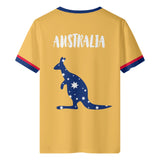 Mens All Over Print Short Sleeve T-Shirt-Australia