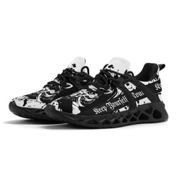 Mens New Elastic Sport Sneakers