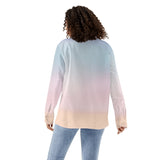 Womens Long Sleeve Button Down Shirt