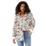 Womens Long Sleeve Button Down Shirt