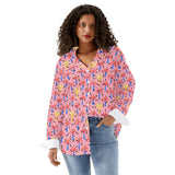 Womens Long Sleeve Button Down Shirt