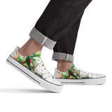 Green Goo Mens Classic Low Top Canvas Shoes