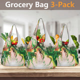 Green Goo 3 Pack of Grocery Bags