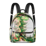 Green Goo Womens Casual PU Backpack